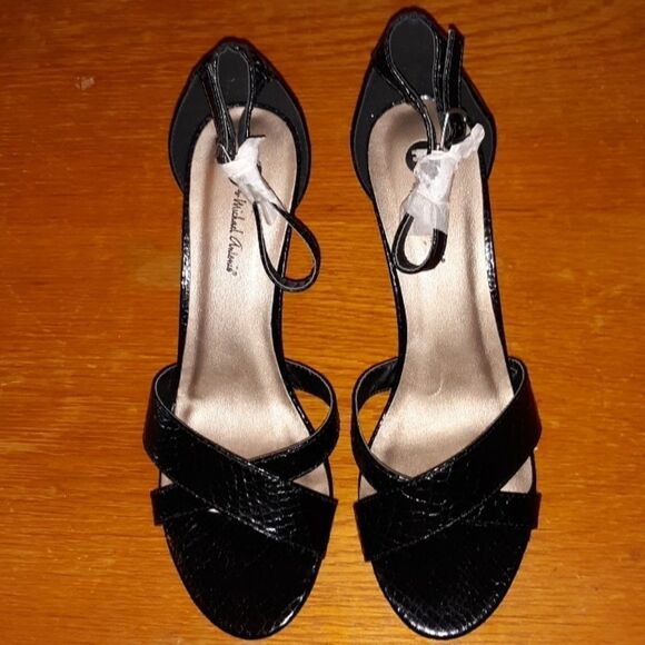 New Michael Antonio Open‎ Toed Ankle Strap Heels 10 - Picture 2 of 6